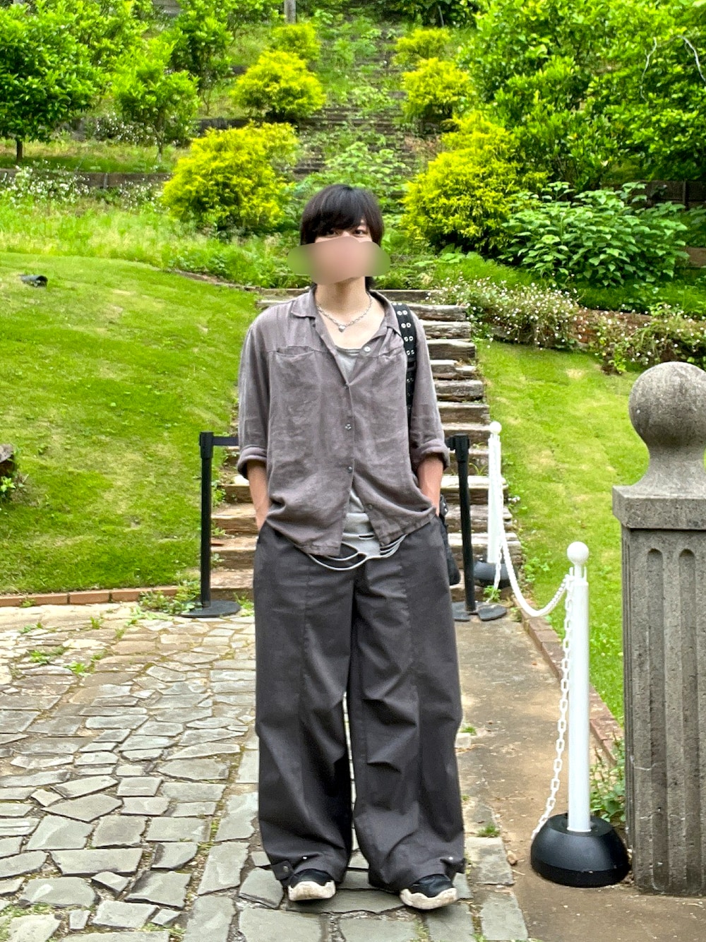GRANCY（グランシー）の「【GRANCY】Vintage Fade Open-collar Shirt