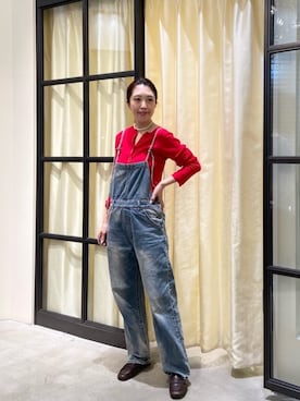 「Whim Gazette（ウィムガゼット）の【Hoaw.】パールチョーカーネックレス（ネックレス、ホワイト系）」を使った、wgmatsuさん（レディース・165cm）の春コーディネート