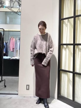 「アイテム（チョーカー）」を使った、wgmatsuさん（レディース・165cm）の冬コーディネート