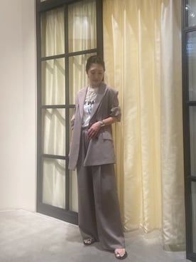 「THE PAUSE（ザ ポーズ）のアイテム」を使った、wgmatsuさん（レディース・165cm）の春コーディネート