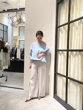 「アイテム（シューズ、イエロー系）」を使った、wgmatsuさん（レディース・165cm）の冬コーディネート