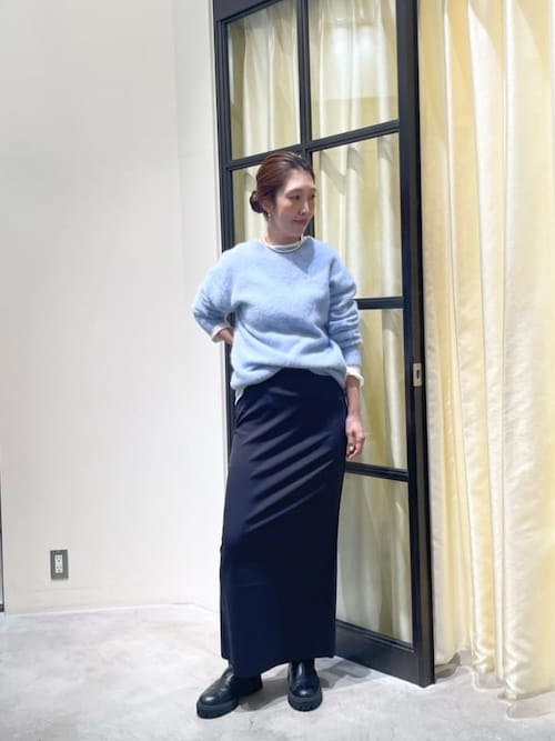 ジャージーIラインロングスカート（スカート）｜Whim Gazette（ウィム