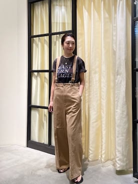 「Whim Gazette（ウィムガゼット）の【Hoaw.】コインネックレス 925SV（ネックレス、シルバー系）」を使った、wgmatsuさん（レディース・165cm）の春コーディネート