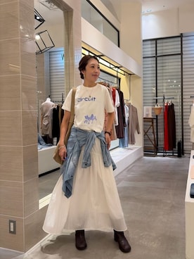 「marco masi（マルコマージ）のアイテム」を使った、wgmatsuさん（レディース・165cm）の夏コーディネート