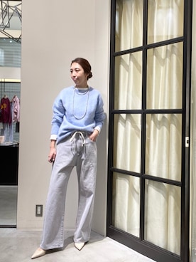 「スタッフコーデ」｜「アイテム（アクセサリー）」を使った、wgmatsuさん（レディース・165cm）の冬コーディネート