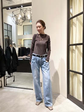 「スタッフコーデ」｜「アイテム（アクセサリー）」を使った、wgmatsuさん（レディース・165cm）の冬コーディネート