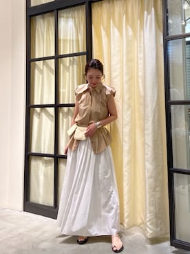 「マキシスカート」｜wgmatsuさん（レディース・165cm）の春コーディネート