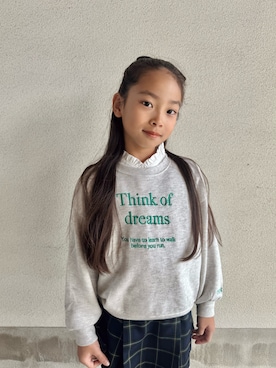 「アイテム（スウェット）」を使った、ぜんすーさん（キッズ・125cm）の冬コーディネート