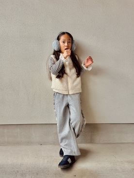 「アイテム（ジャケット/アウター）」を使った、ぜんすーさん（キッズ・125cm）の冬コーディネート