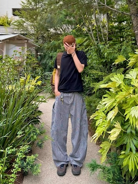 「アイテム（財布/小物）」を使った、haruさん（メンズ・187cm）の春コーディネート