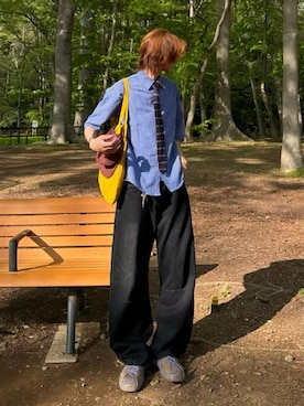 「CAMPER（カンペール）のアイテム」を使った、haruさん（メンズ・187cm）の春コーディネート