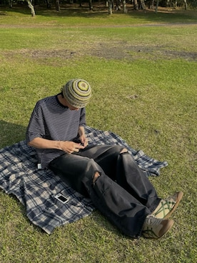 「Supreme （シュプリーム）のアイテム」を使った、haruさん（メンズ・187cm）の春コーディネート