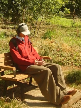 「OAKLEY（オークリー）のアイテム」を使った、haruさん（メンズ・187cm）の冬コーディネート