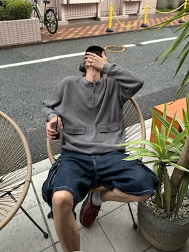 「OAKLEY（オークリー）のアイテム」を使った、haruさん（メンズ・187cm）の冬コーディネート