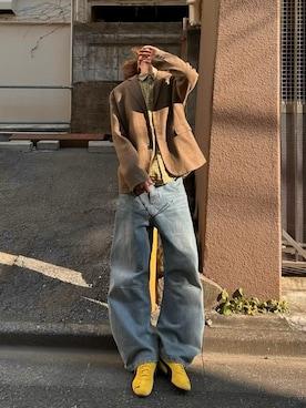 「PUMA(プーマ)のアイテム」を使った、haruさん(メンズ・187cm)の冬コーディネート