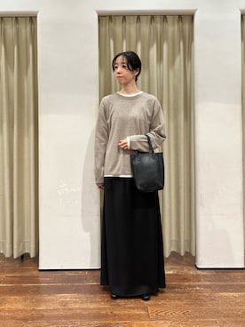「URBAN RESEARCH DOORS(アーバンリサーチドアーズ)のアイテム(スカート)」を使った、たかしなさん(レディース・162cm)の秋コーディネート