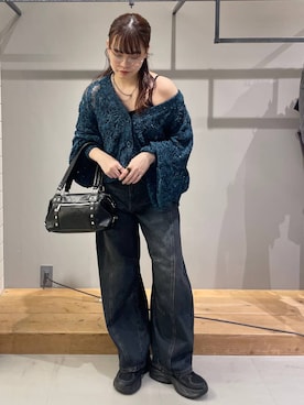 「PAGEBOY（ページボーイ）のアイテム（カーディガン/ボレロ）」を使った、静。さん（レディース・154cm）の夏コーディネート