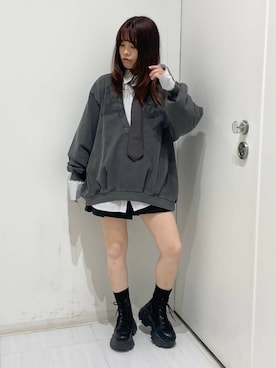 「PBLIM（ページボーイリム）のアイテム」を使った、静。さん（レディース・154cm）の秋コーディネート