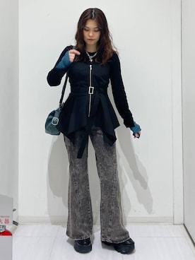 「PAGEBOY（ページボーイ）のアイテム（アクセサリー）」を使った、静。さん（レディース・154cm）の秋コーディネート