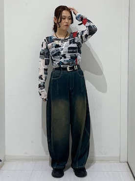 静。さん（レディース・154cm）の夏コーディネート