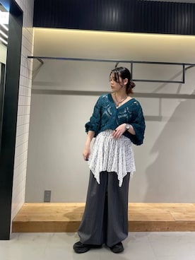 静。さん（レディース・154cm）の夏コーディネート