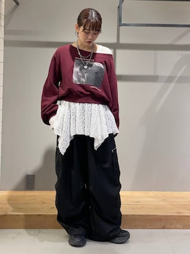 「PAGEBOY（ページボーイ）のアイテム（アクセサリー）」を使った、静。さん（レディース・154cm）の秋コーディネート