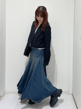 「PAGEBOY（ページボーイ）のアイテム（テーラードジャケット）」を使った、静。さん（レディース・154cm）の秋コーディネート
