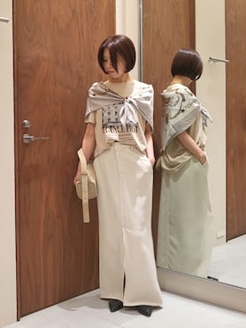 「2.718（ニーテンナナイチハチ）のアイテム」を使った、gg_youko_さん（レディース・158cm）の夏コーディネート