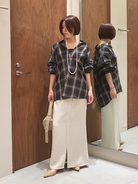 「2.718（ニーテンナナイチハチ）のアイテム」を使った、gg_youko_さん（レディース・158cm）の夏コーディネート