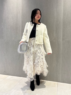 「JILL by JILL STUART（ジルバイジルスチュアート）のアイテム（トートバッグ）」を使った、takeuchiさん（レディース・151cm）の秋コーディネート