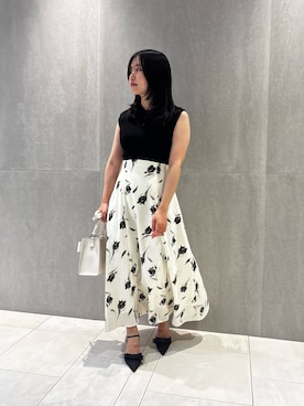 「JILL by JILL STUART（ジルバイジルスチュアート）のアイテム（ワンピース）」を使った、takeuchiさん（レディース・151cm）の春コーディネート
