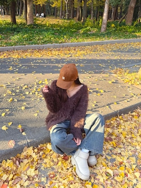 aoさん（レディース・158cm）の冬コーディネート