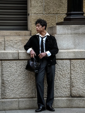 「BURBERRY（バーバリー）のアイテム」を使った、kaede0238さん（メンズ・184cm）の春コーディネート