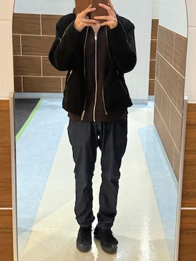 naho0610さん（メンズ・172cm）の冬コーディネート