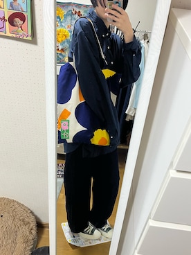 「アイテム（トートバッグ）」を使った、たろうさん（レディース・163cm・30代）の冬コーディネート