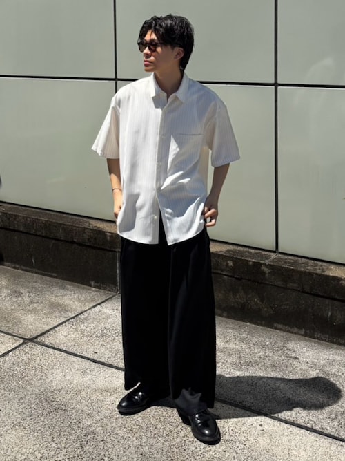 PUBLIC TOKYO（パブリックトウキョウ） スラックス サテンフィブリル