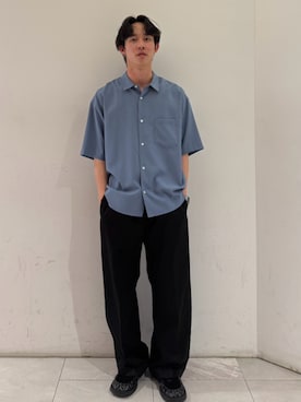 残りわずか】コンフォートリラックスハーフスリーブシャツ /半袖
