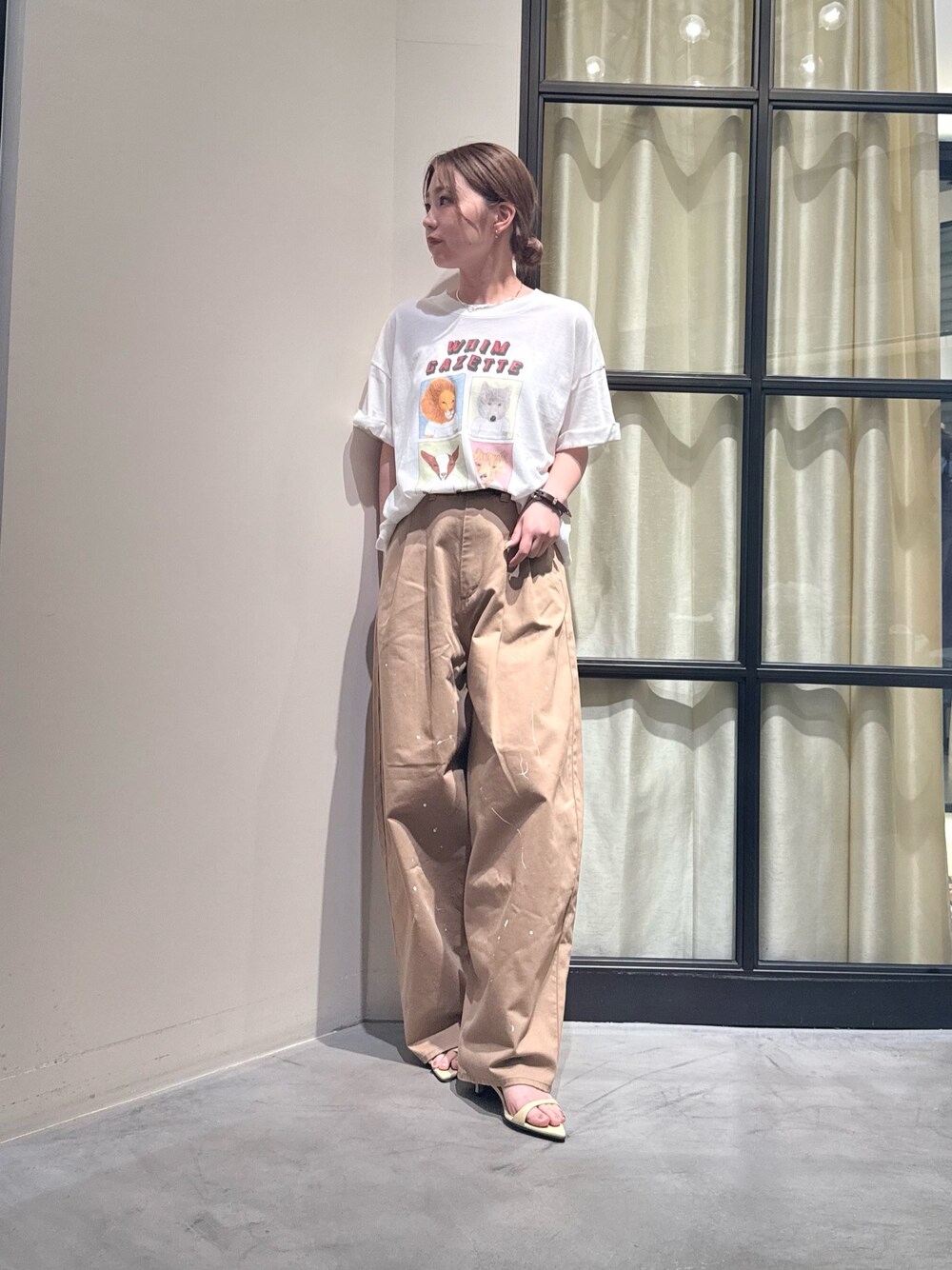 Whim Gazette（ウィムガゼット）の「ペイントタックチノパンツ