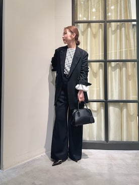 「THE PAUSE（ザ ポーズ）のアイテム（トップス）」を使った、whim_hirasakiさん（レディース・157cm）の春コーディネート