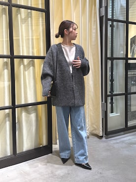 「Drawing Numbers（ドローイング ナンバーズ）のアイテム」を使った、whim_hirasakiさん（レディース・157cm）の冬コーディネート