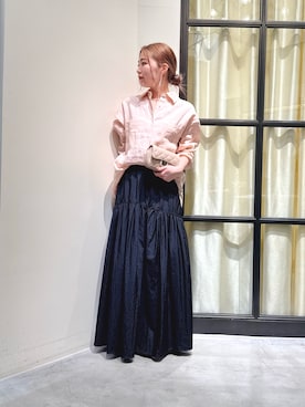 「THE PAUSE（ザ ポーズ）のアイテム（アクセサリー）」を使った、whim_hirasakiさん（レディース・157cm）の春コーディネート