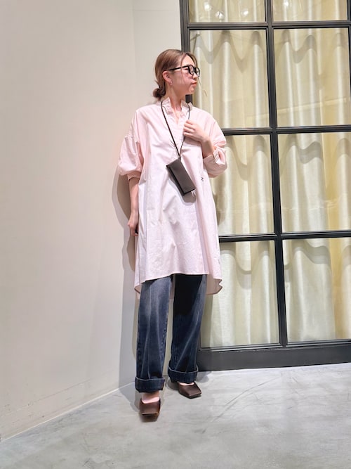 センタープレスブラックデニムパンツ（デニムパンツ）｜Whim Gazette