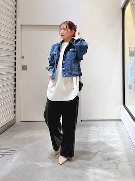 「THE PAUSE（ザ ポーズ）のアイテム」を使った、whim_hirasakiさん（レディース・157cm）の冬コーディネート