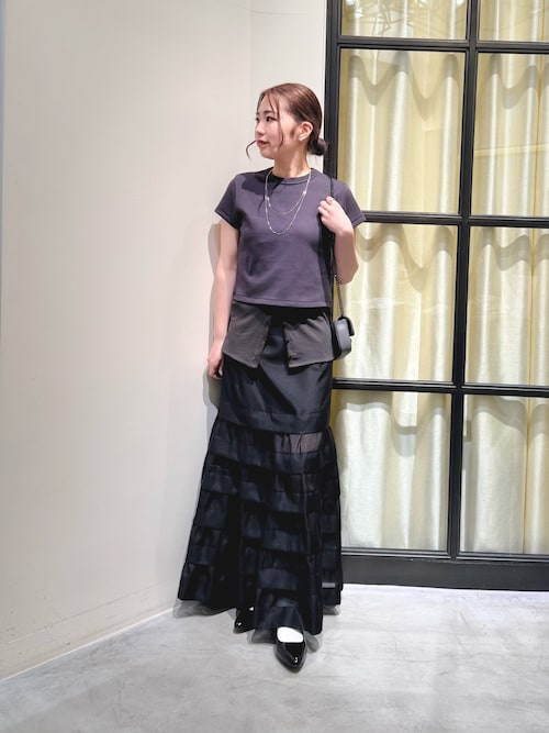 Whim Gazette（ウィム ガゼット） スカート オーガンジーマーメイド