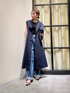 「THE PAUSE（ザ ポーズ）のアイテム」を使った、whim_hirasakiさん（レディース・157cm）の夏コーディネート