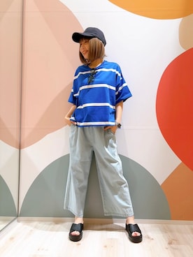 長男さん(レディース・158cm)の春コーディネート