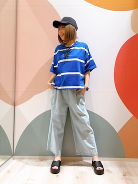 長男さん(レディース・158cm)の春コーディネート