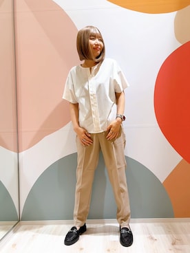 長男さん（レディース・158cm）の夏コーディネート