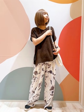 長男さん(レディース・158cm)の夏コーディネート
