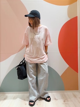 長男さん（レディース・158cm）の春コーディネート